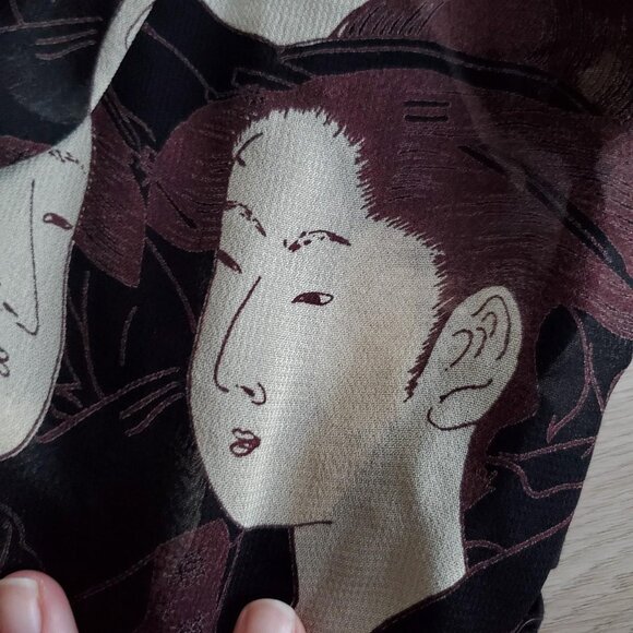 vintage 90s sheer robe top - Picture 3 of 6